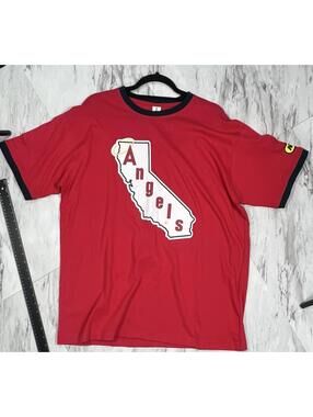 Shohei Ohtani Los Angeles Angels California Ringer Shirt XL Red #8